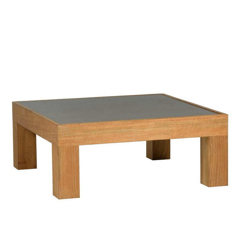 A Nordic outdoor sofa combination teak villa courtyard garden furniture B & B wind outdoor terrace solid wood small coffee table - Mixbatch