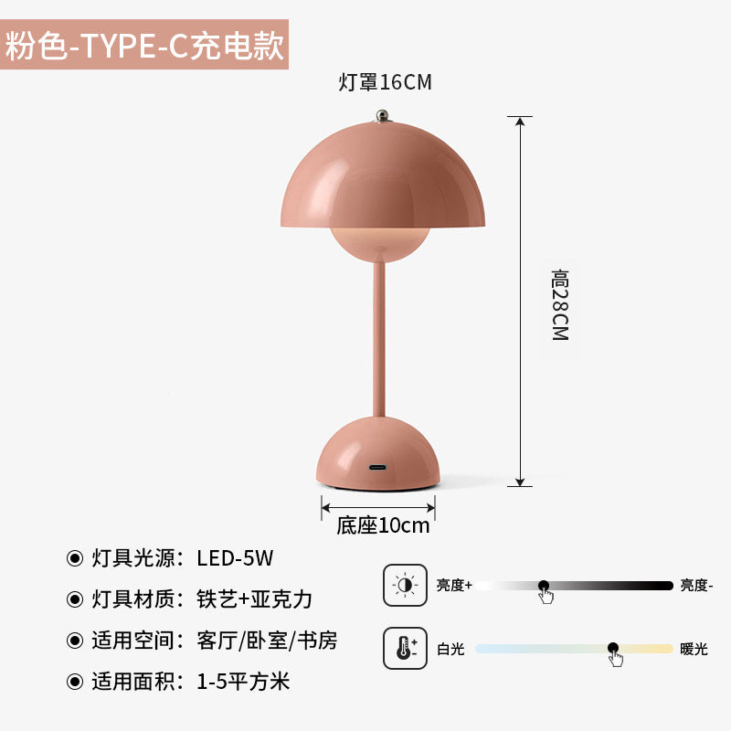 A USB charging lamp