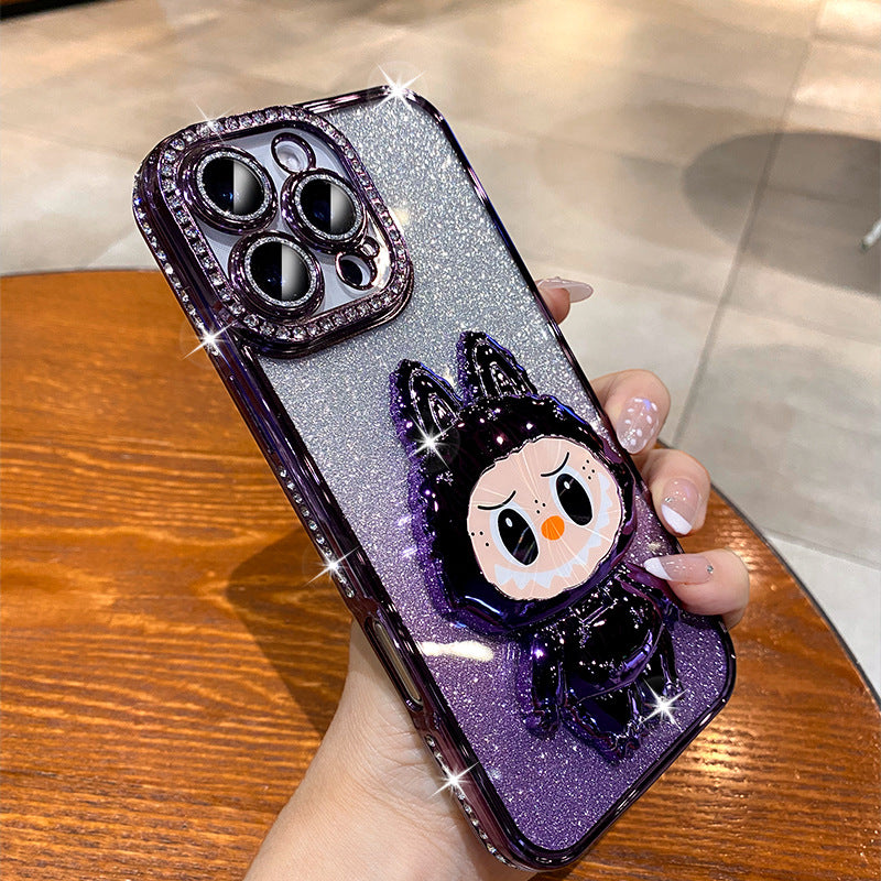 A mirror holder phone case