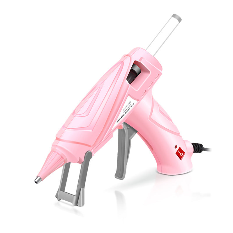 A hot melt glue gun