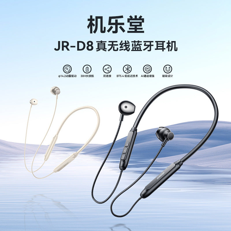 A JOYROOM Wireless Neck Hanging Bluetooth Headset