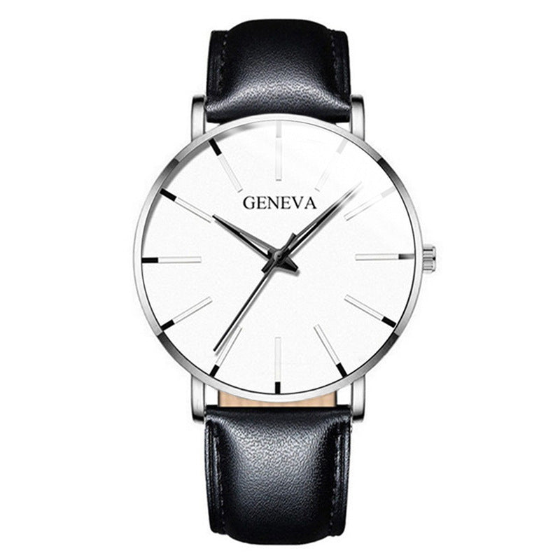 A Geneva Fashion Mesh Strap Watch Men's Watch Colorful Scale Men's Watch Business Quartz Watch Wholesale - Mixbatch