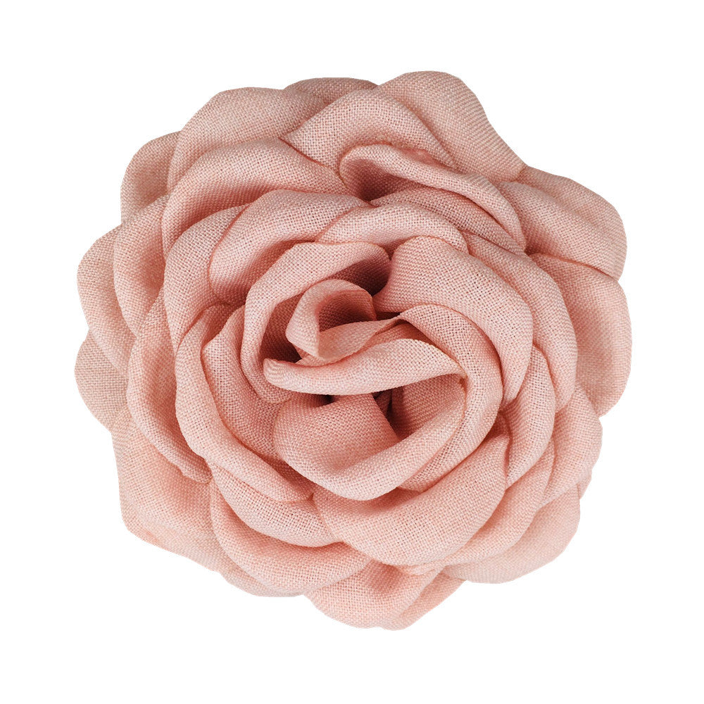 A Caro9cm Internet celebrity with the same baked edge hair grab flower 12cm Lolis burnt edge flower with brooch hairpin pin