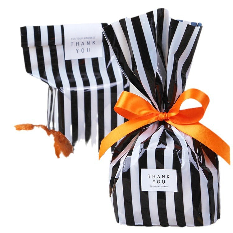 A Bright orange polyester belt packaging gift box webbing spot packaging ribbon clothing accessories silk belt 25 yards/roll MOQ: 50 ROLL - Mixbatch