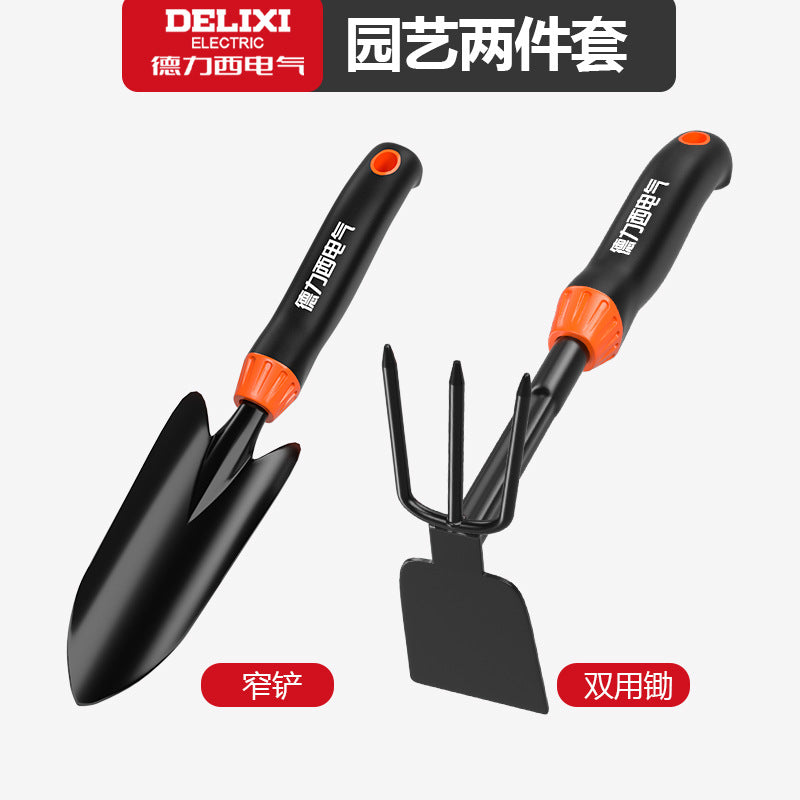 A Gardening tools, small shovels, growing vegetables, growing flowers, household shovels, beach catching sea tools, three-piece set