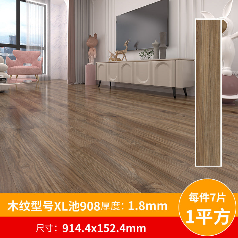 A pvc plastic floor wood grain floor