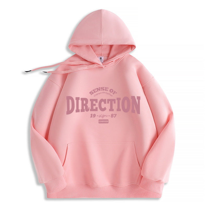 A hooded sweater