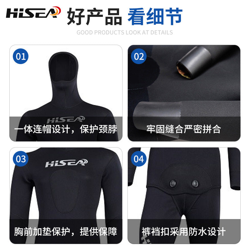 A wetsuit 7mm