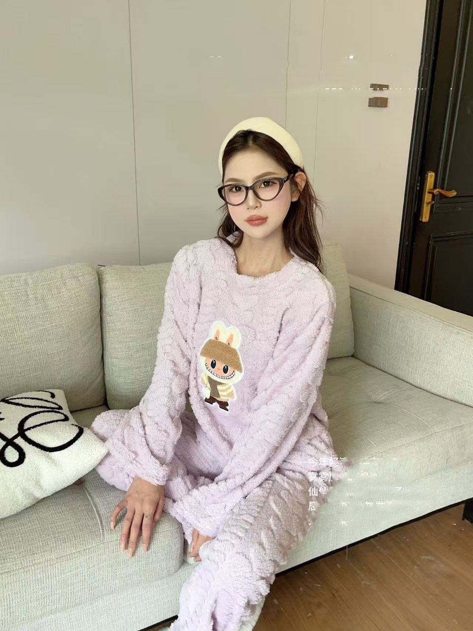 A thermal pajama set