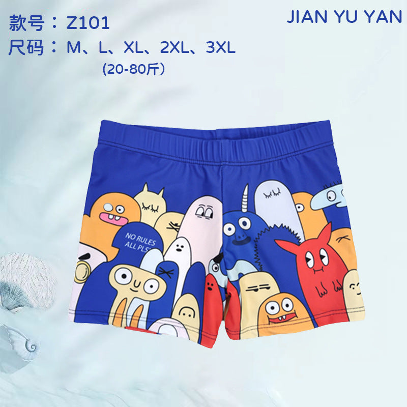 A boys swimming trunks summer children's swimwear