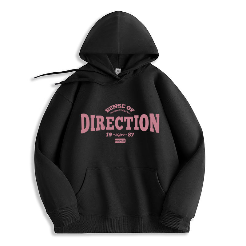 A hooded sweater