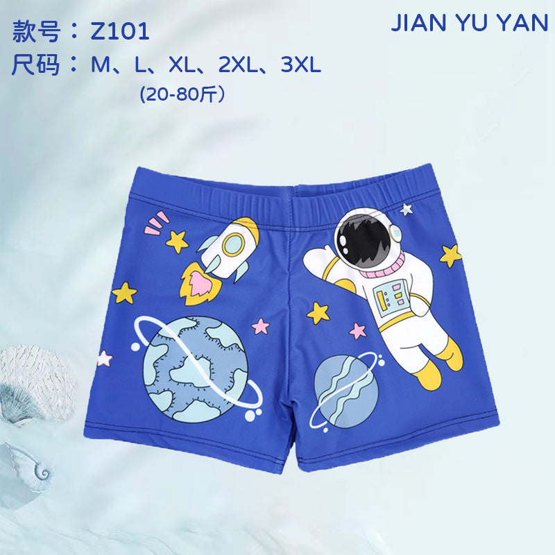 A boys swimming trunks summer children's swimwear