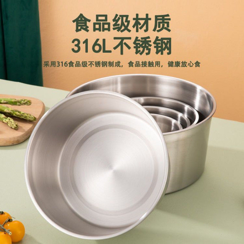 A 316 stainless steel airtight food storage container
