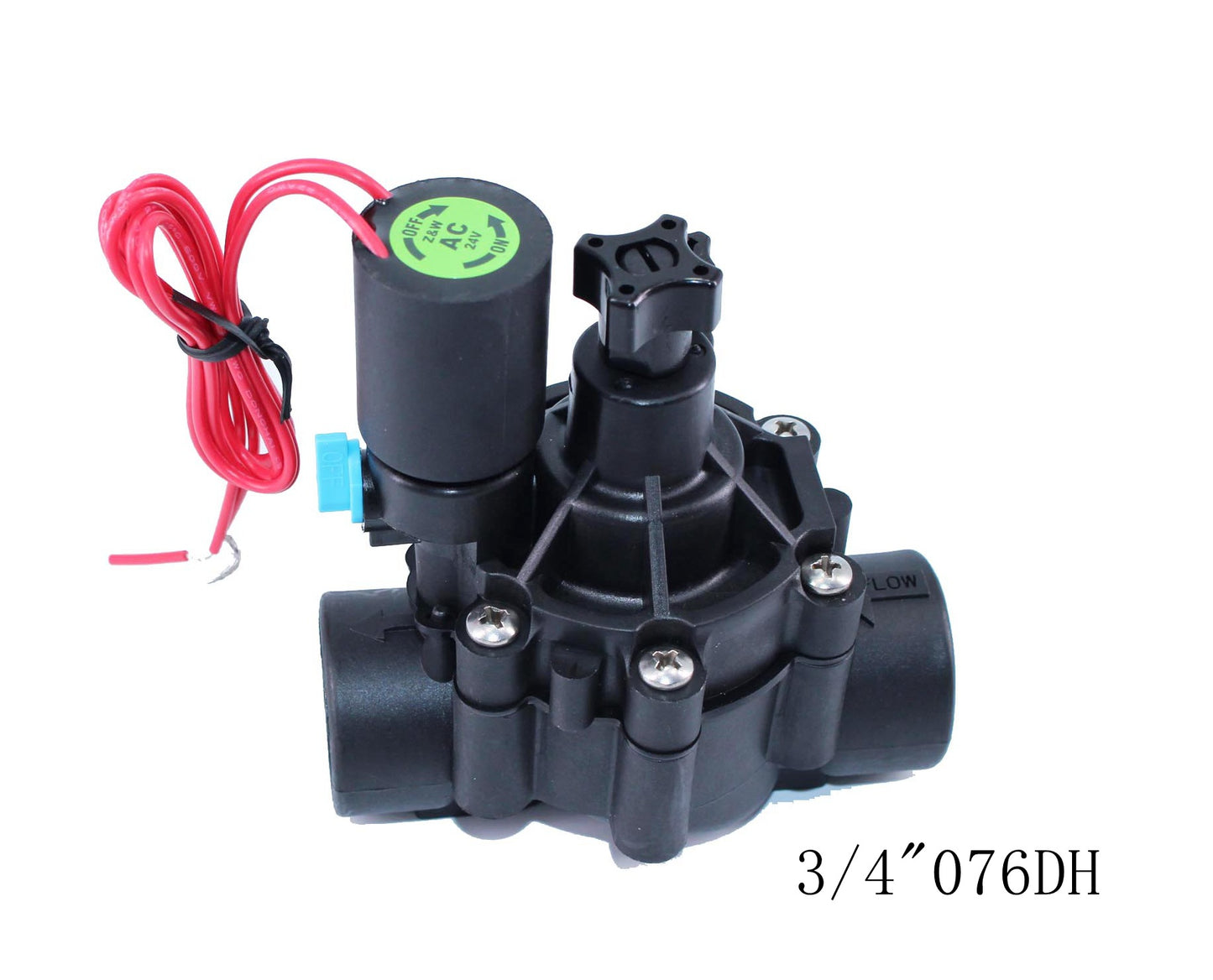 A Irrigation agriculture and forestry landscape intelligent pulse valve, flow adjustable outdoor waterproof valve with manual switch electricity