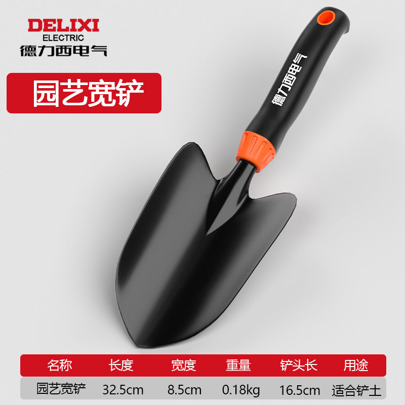 A Gardening tools, small shovels, growing vegetables, growing flowers, household shovels, beach catching sea tools, three-piece set