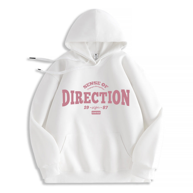 A hooded sweater