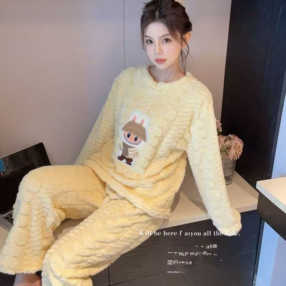 A thermal pajama set