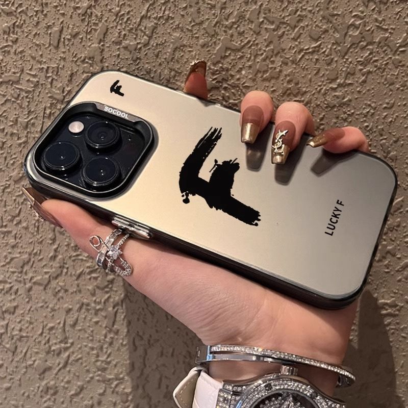 A letter printed mobile phone protective case