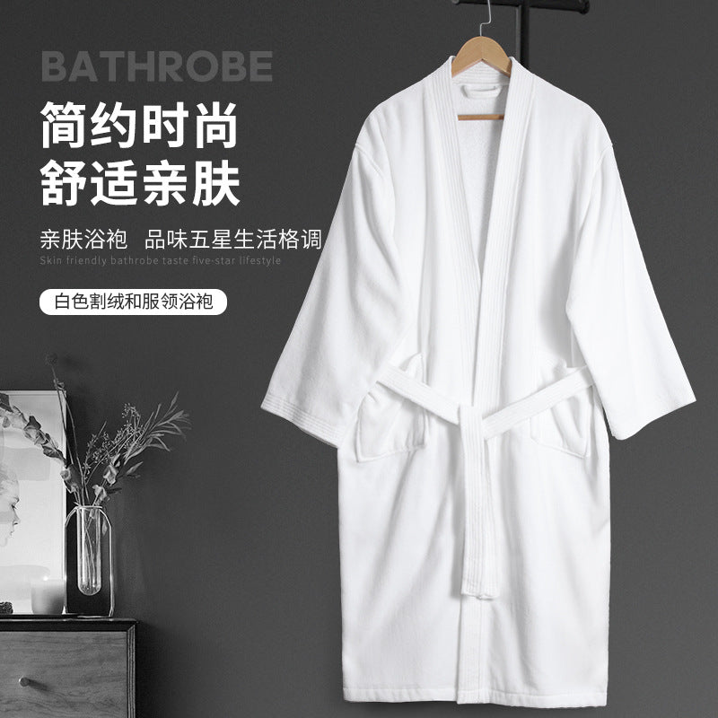Star hotel bathrobes for men and women in all seasons, adult bathrobes, water-absorbing quick-drying, for B & B and inns