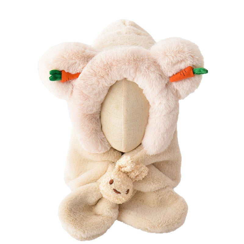 A children's knitted wool hat
