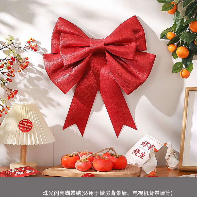A wedding ins Internet celebrity big bow Xiaohongshu EVA bow material package wedding room decoration wedding arrangement - Mixbatch