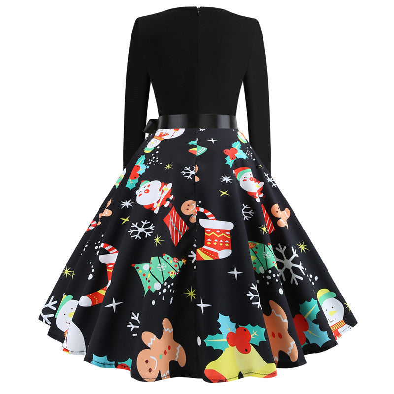 A christmas floral dress