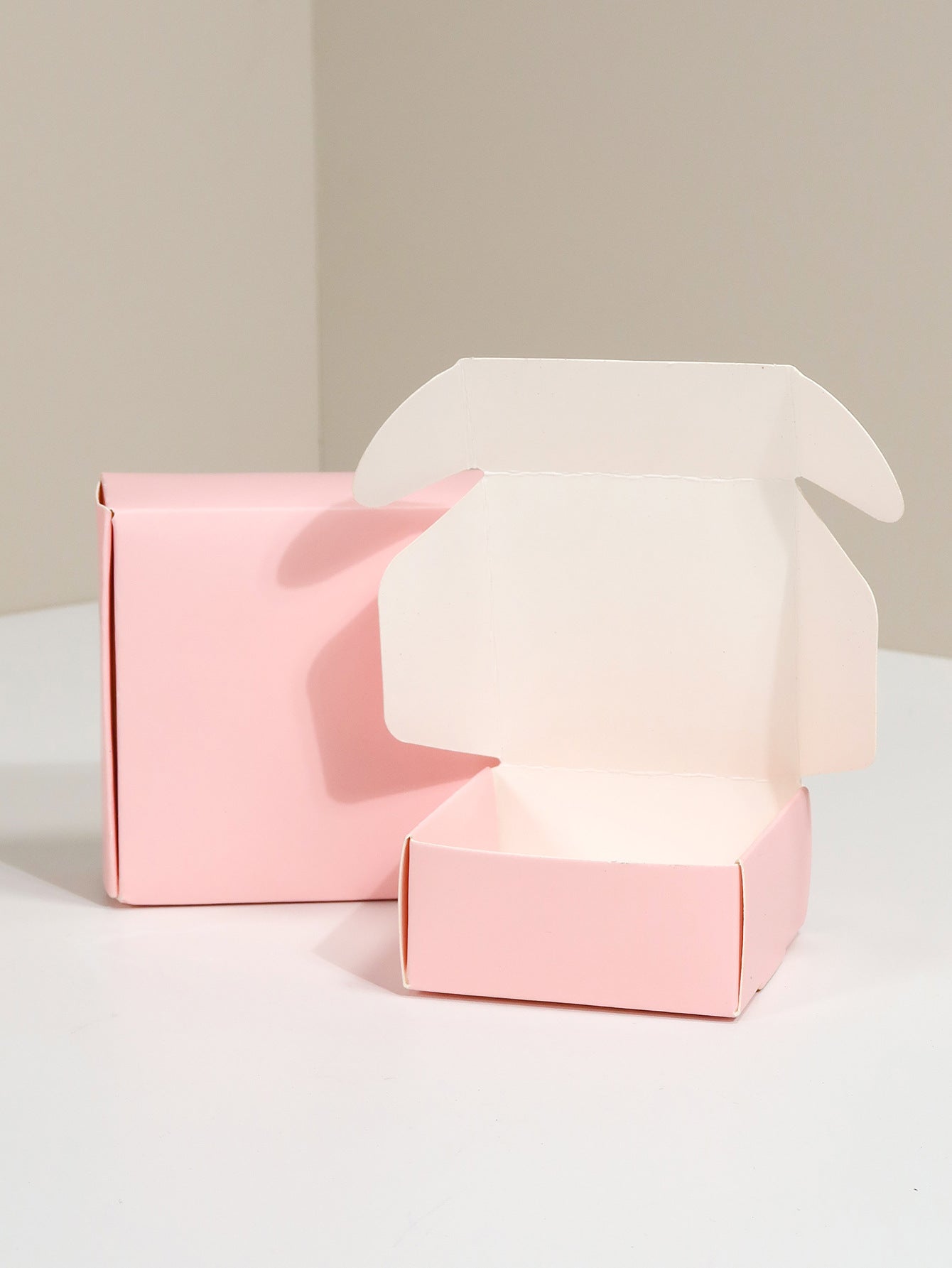 A cardboard airplane box carton