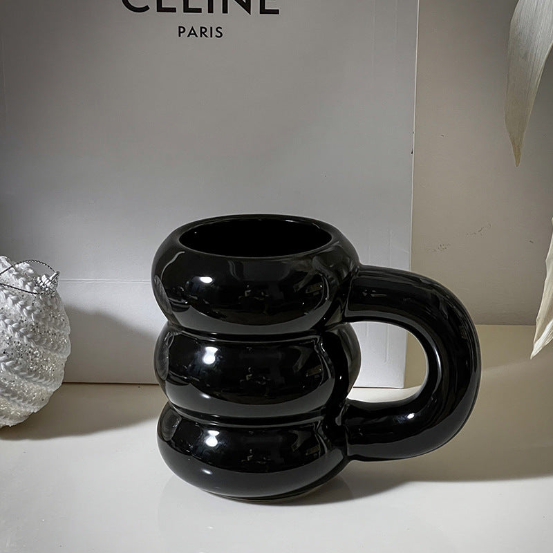 A ceramic mug water cup