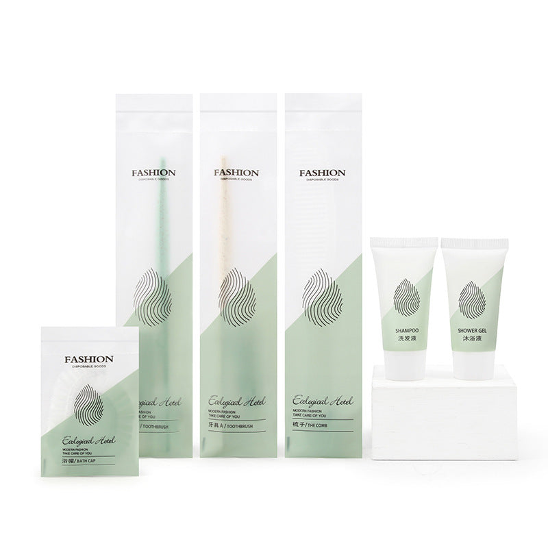 Hotel disposable toiletries set Hotel consumables Room special toothpaste Toothbrush