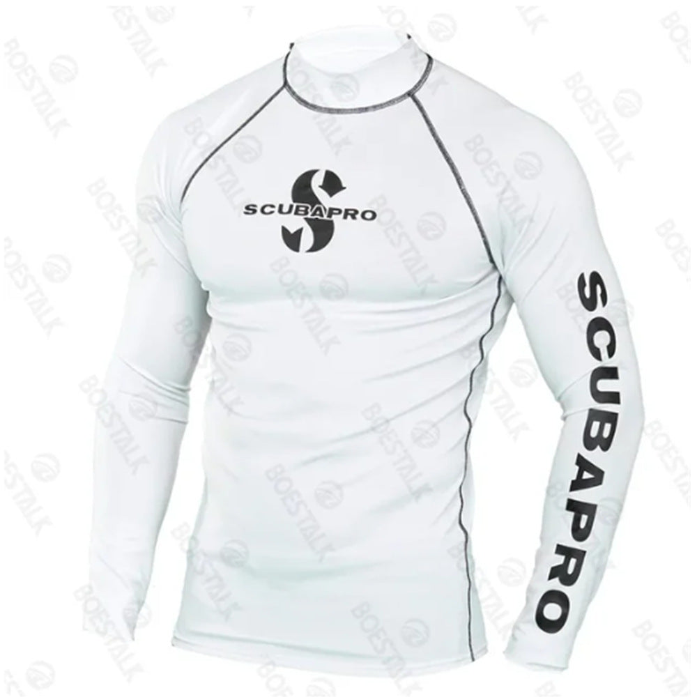 A Men's Swimming Long Sleeve Swimsuit
