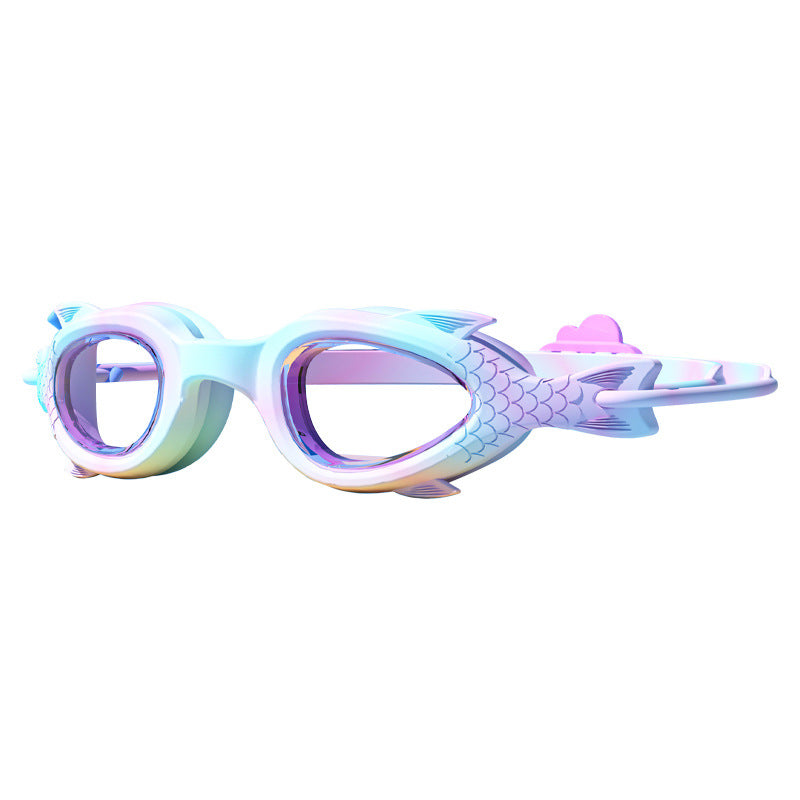 A children's swimming goggles anti-fog boys and girls small frame goggles swimming training diving swimming high definition waterproof professional equipment - Mixbatch