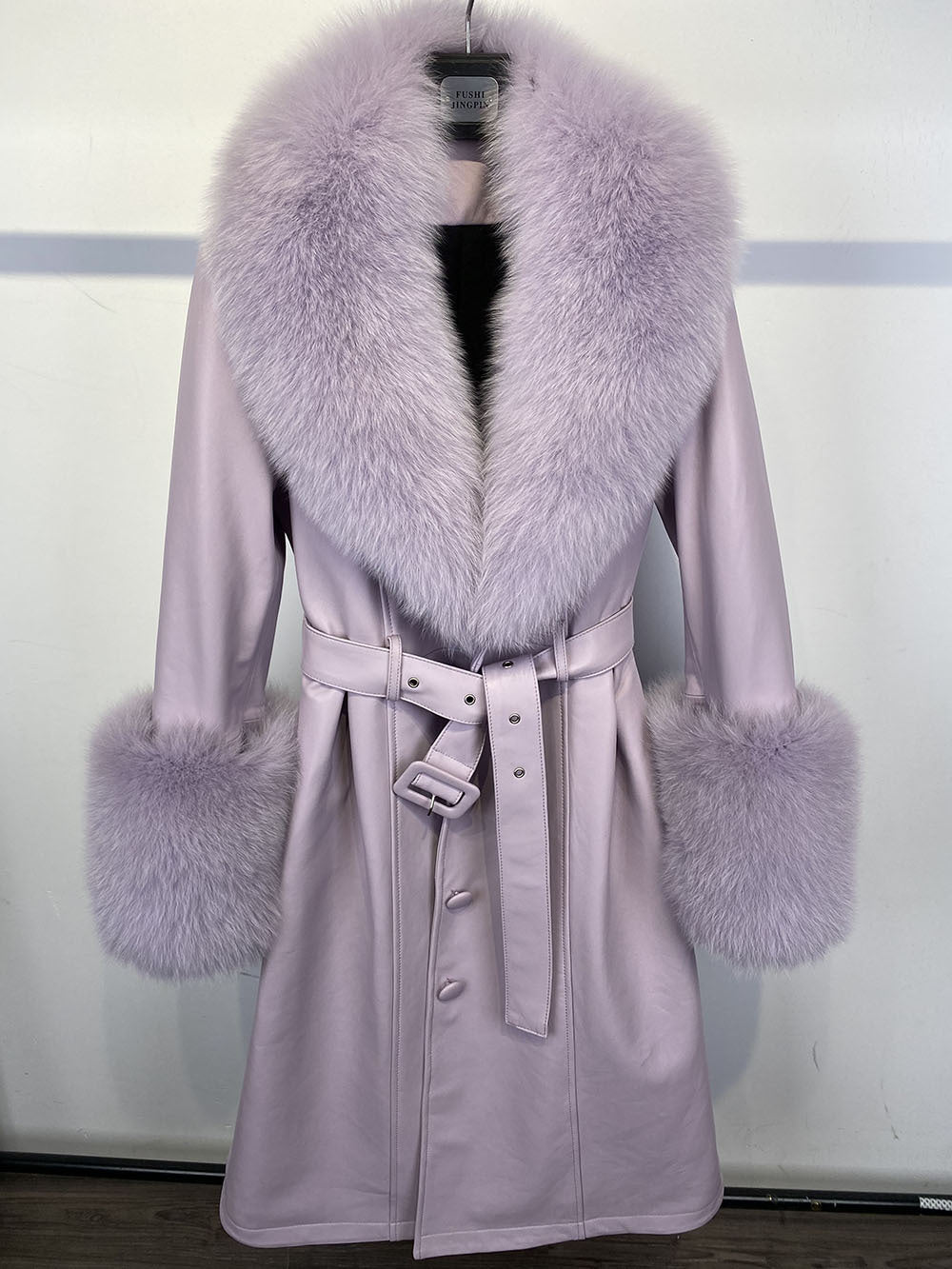 A leather coat