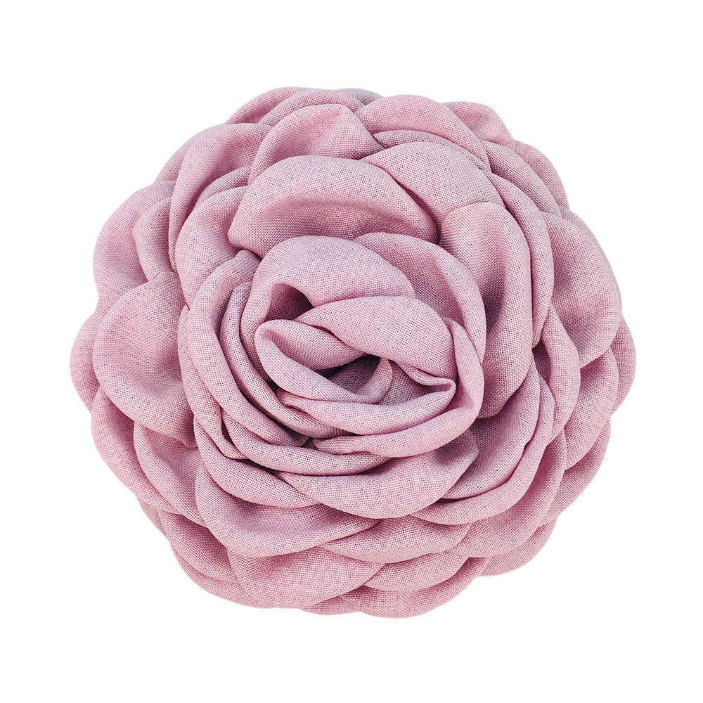 A Caro9cm Internet celebrity with the same baked edge hair grab flower 12cm Lolis burnt edge flower with brooch hairpin pin - Mixbatch