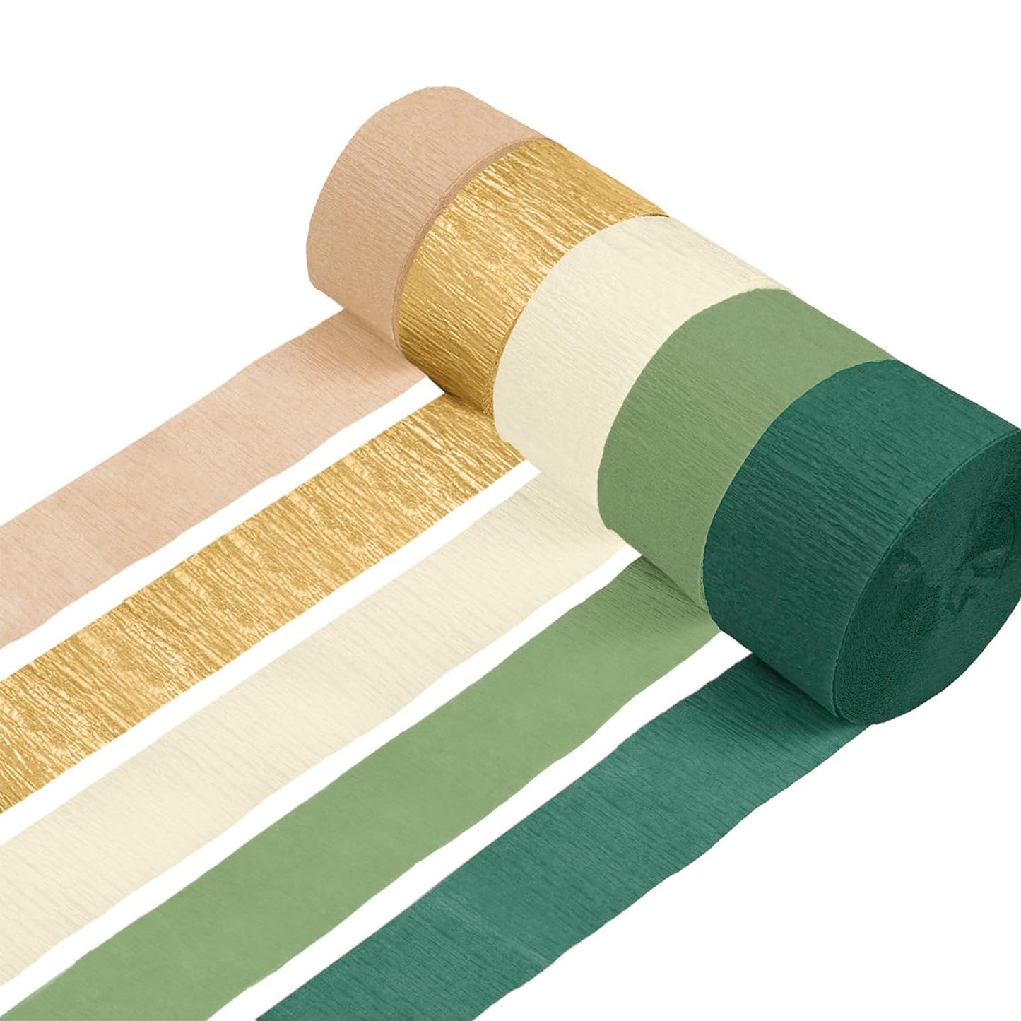 A crepe roll ribbon
