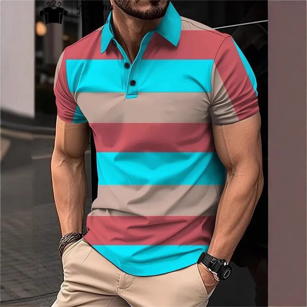 A Men's Short Sleeve Polo Shirt