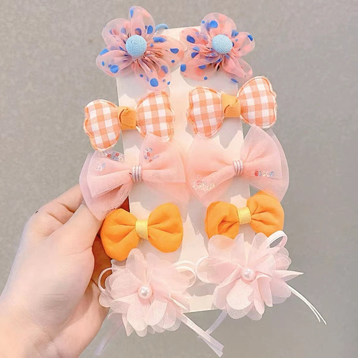 A children's hairpin stall set wholesale summer little girl hairpin cute girl broken hairpin headdress