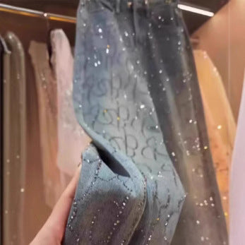 A pair of hot diamond jeans