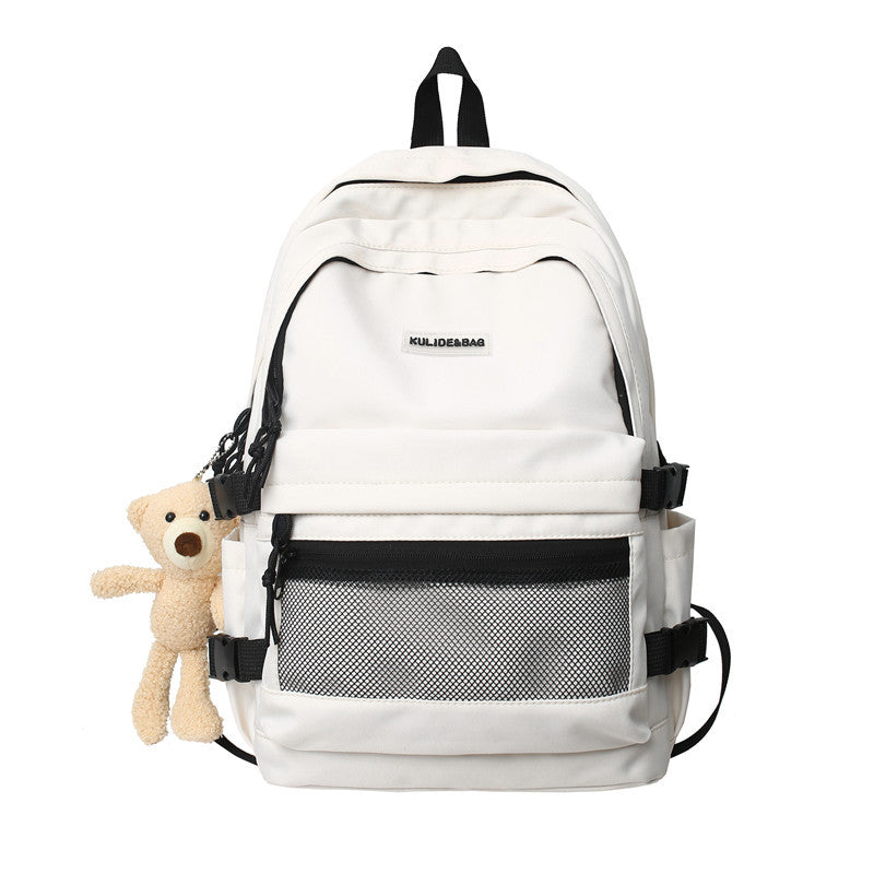 A junior high school student female student schoolbag middle school student outdoor travel backpack trendy cool
