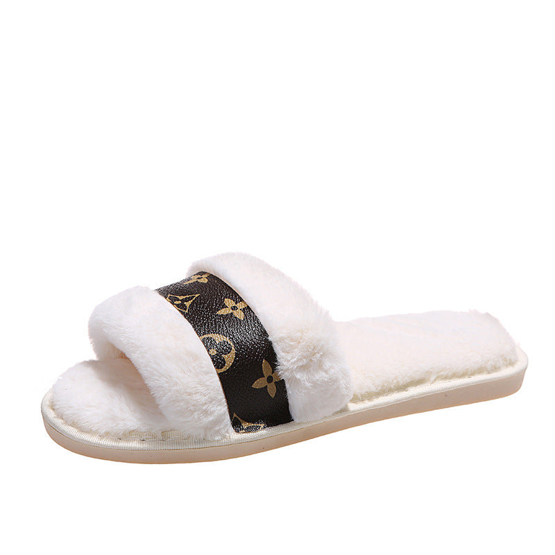 A plush slipper