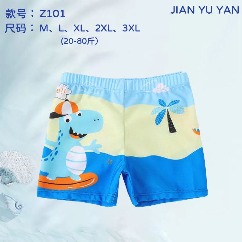 A boys swimming trunks summer children's swimwear