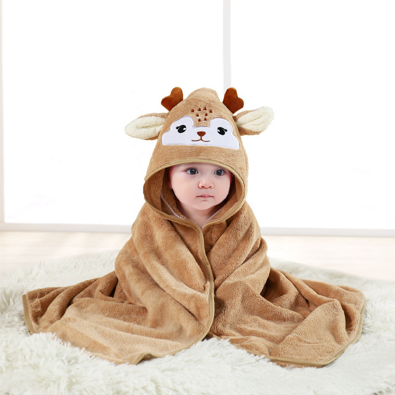 Baby holding a blanket bath towel 0.15kg any color mix Minimum purchase of 3 items - Mixbatch