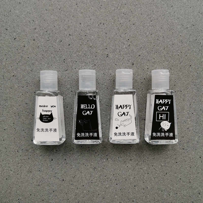 A Universal Portable Hand Sanitizer Home Sanitary Products Mini Leave-in Gel Cute Animal Fruit