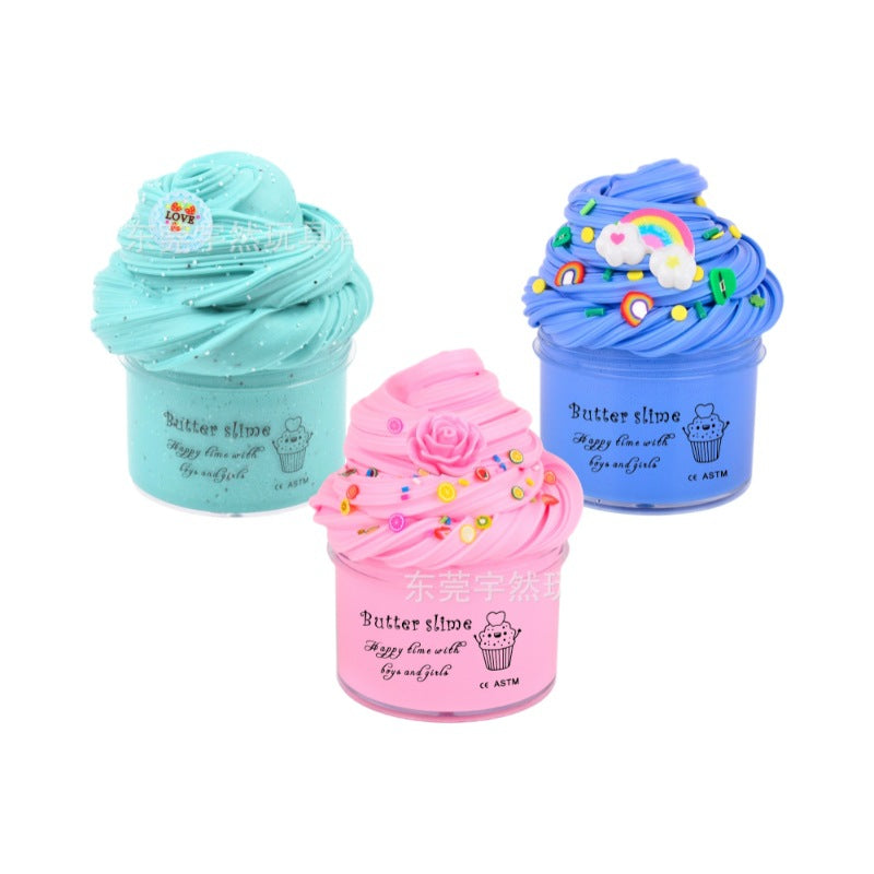 A 60ml Butter Puree Slime Cotton Puree Set