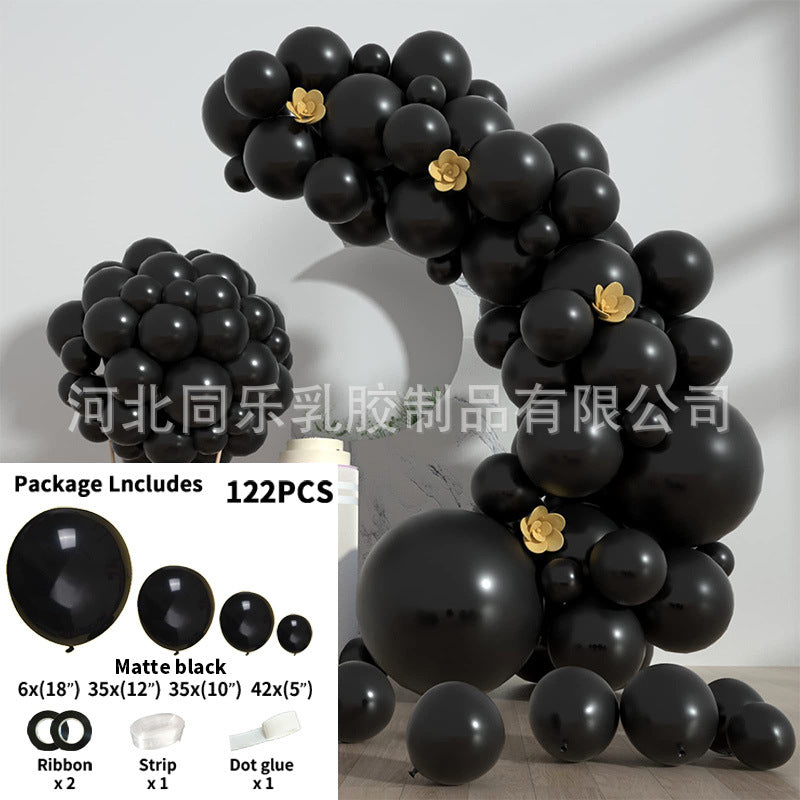 A latex balloon set