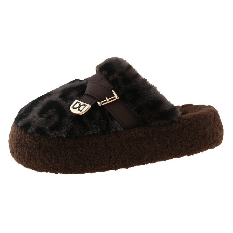 A plush slipper