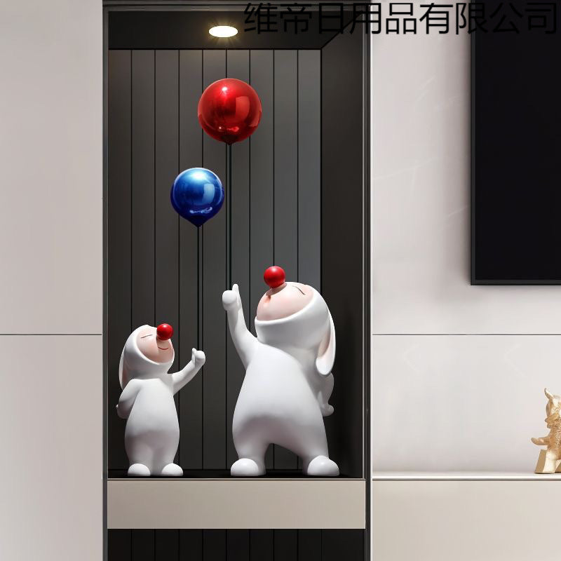 A rabbit ornament