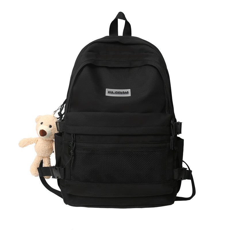 A junior high school student female student schoolbag middle school student outdoor travel backpack trendy cool