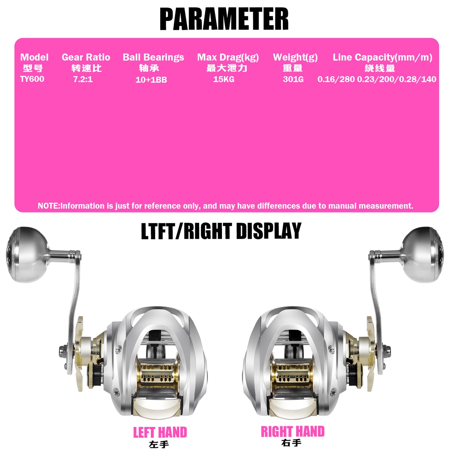A Large Wide-body All-metal Baitcasting Reel – Durable & Smooth