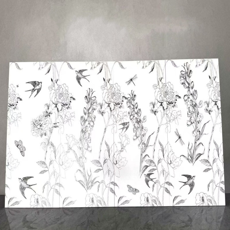 A 600 × 1200 flower tile wall tile