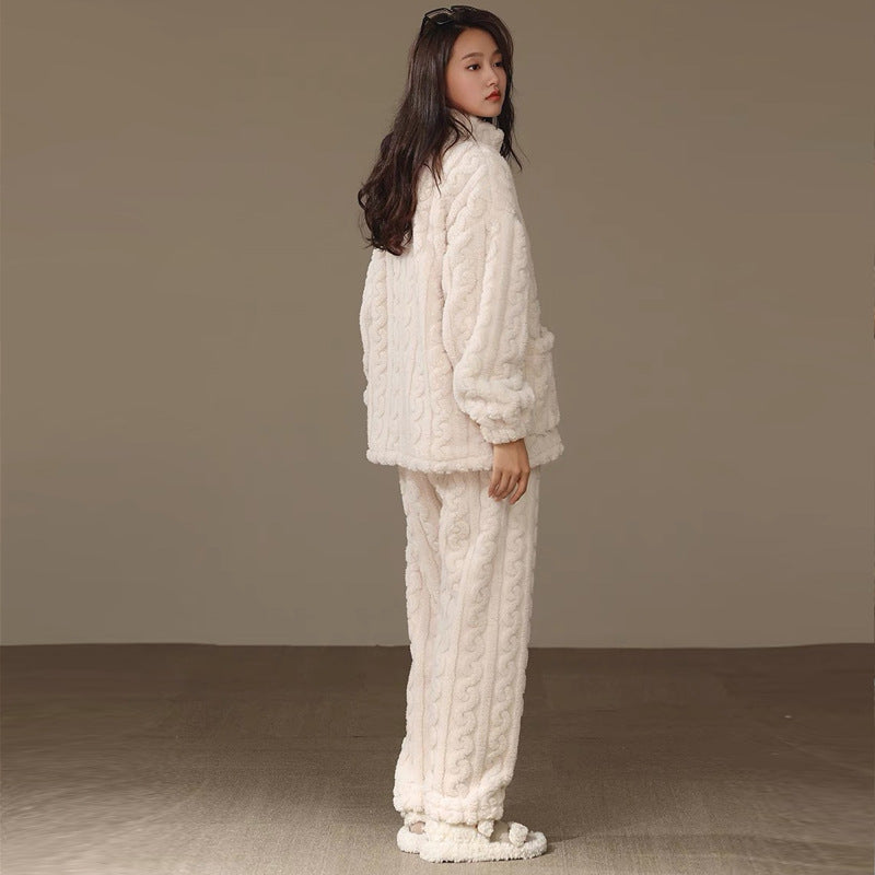A thermal pajama set